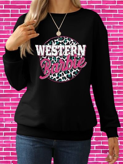 Western Barbie Sweatshirt