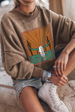 Load image into Gallery viewer, Sunset + Skull Sweatshirt
