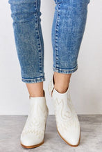 Load image into Gallery viewer, Melody Ankle Embroidered Stitch Boots
