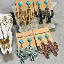 Load image into Gallery viewer, Cactus Country Earrings
