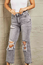 Load image into Gallery viewer, Bayeas Acid Wash Distressed Jeans
